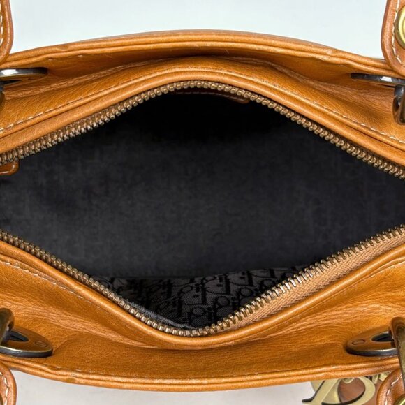 Dior Christian Handbag Leather Brown - Picture 9 of 9